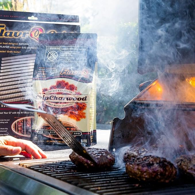 FlavrQ® Grid - Convert Gas Grill to Charcoal in Minutes - 2-Ply Stainless Steel - Image 9
