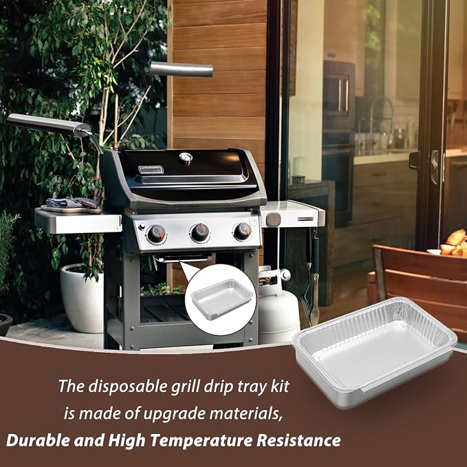 93305 Catch Pan for Weber Genesis II e-310 e-315 e-325 e-330 e-335, Drip Pan - Image 2