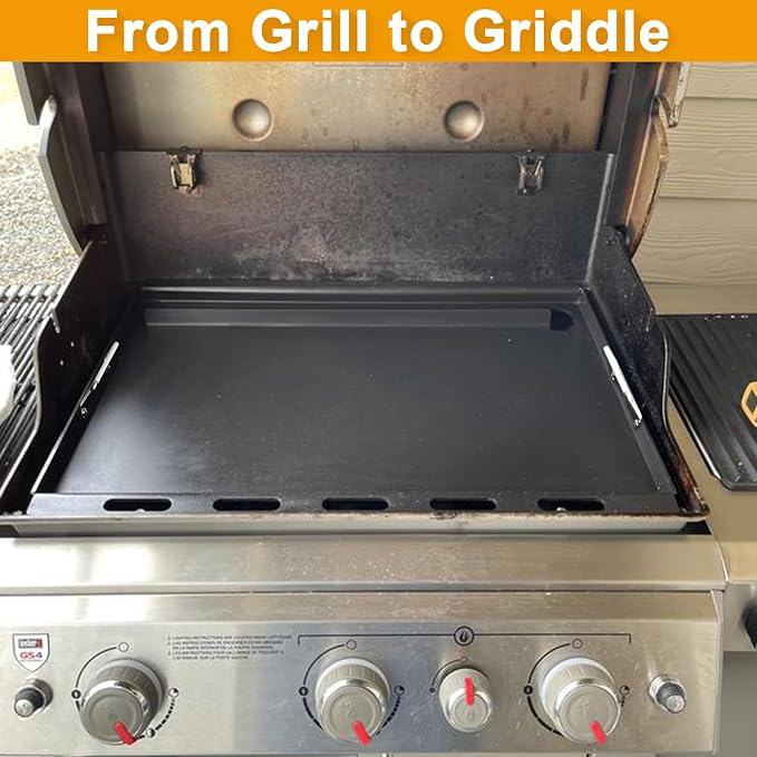 6788 Griddle Insert for Weber Genesis II 300 Series Gas Grill Non-Stick Full - Image 8