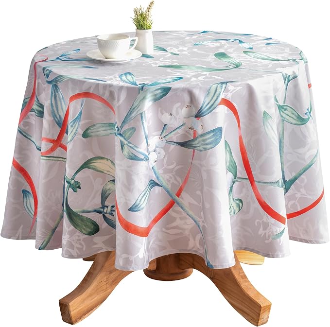 Maison d' Hermine Table Cloth Round Table 100% Cotton 63 Inches Fall Tablecloth by MaisondHermine