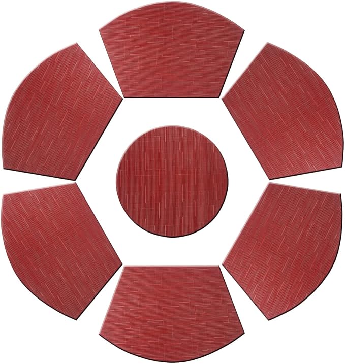PIGCHCY Wedge Shaped Placemats Set of 6 - Image 5