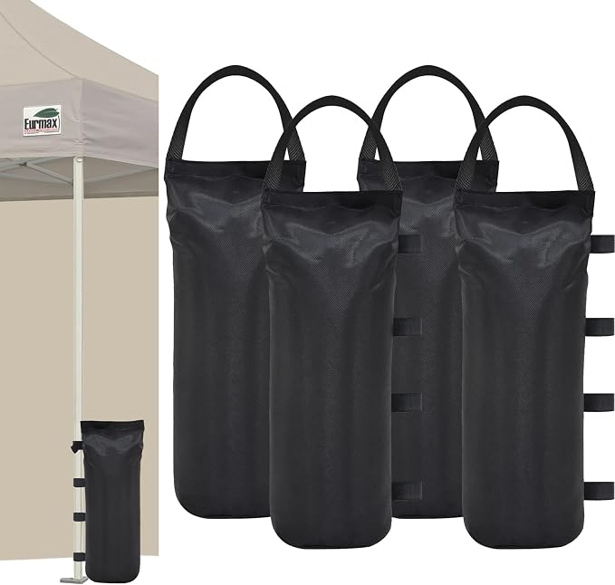 Eurmax USA Weight Capacity 112 LBS Extra Large Pop up Gazebos Weights Sand Bags by Eurmax