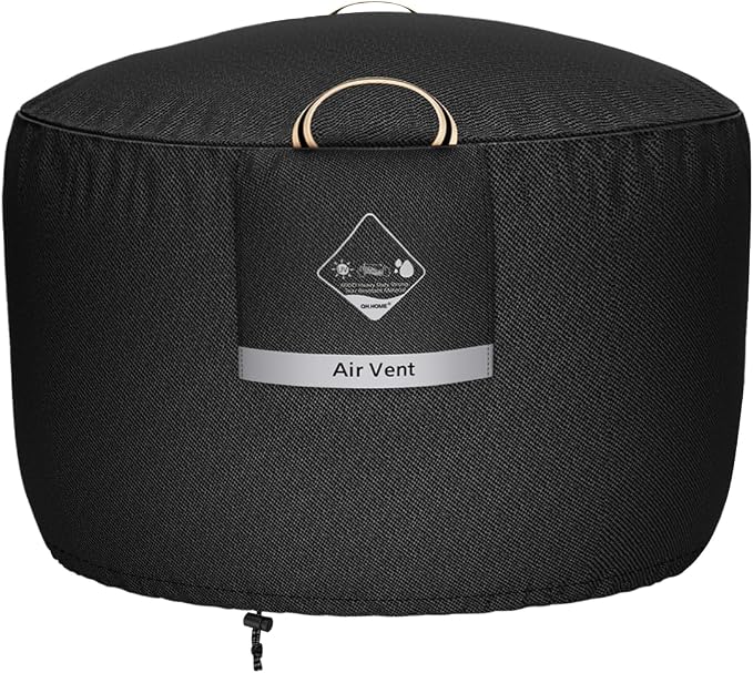 QH.HOME Fire Pit Cover Round Super Waterproof, Premium Fading Resistant by QHHOME