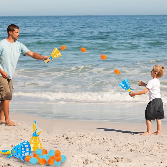Pop-Pass-Catch Ball Game Outdoor Toys - Image 4