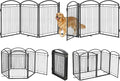 Full Metal Free Standing Dog Gate by WeLovePetsAsMuchAsYouDo