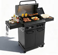 4+1 Burner Propane Gas Grill, 000 BTU Outdoor BBQ by MASIONBACKYARDS