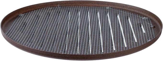 Round Ventilation Grille / 6'' Inch Inside Measurement/Black Metal Air Vent - Image 7