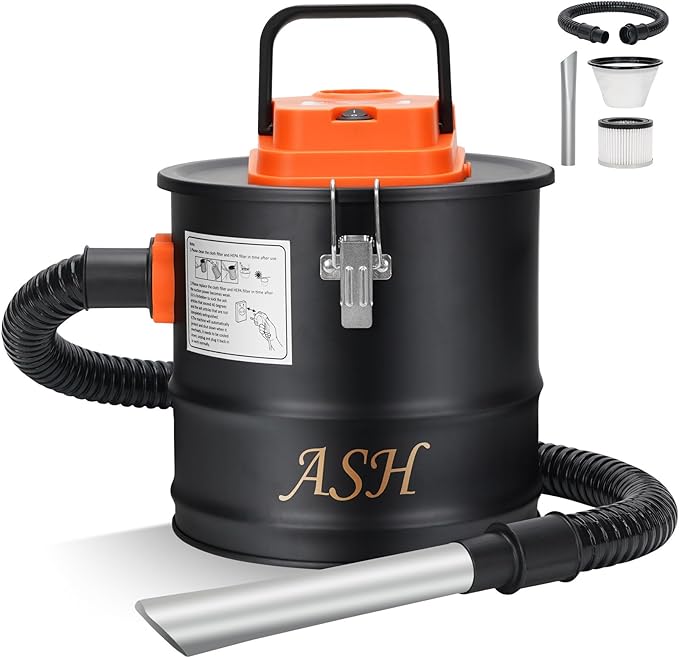 Ash Vacuum Cleaner -2.6 Gallon Fireplace Ash Vac by GoCampDirect