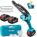 Seesii Mini Chainsaw 8-inch, Mini Chainsaw Cordless Tool Set, Battery Chainsaw by Seesii