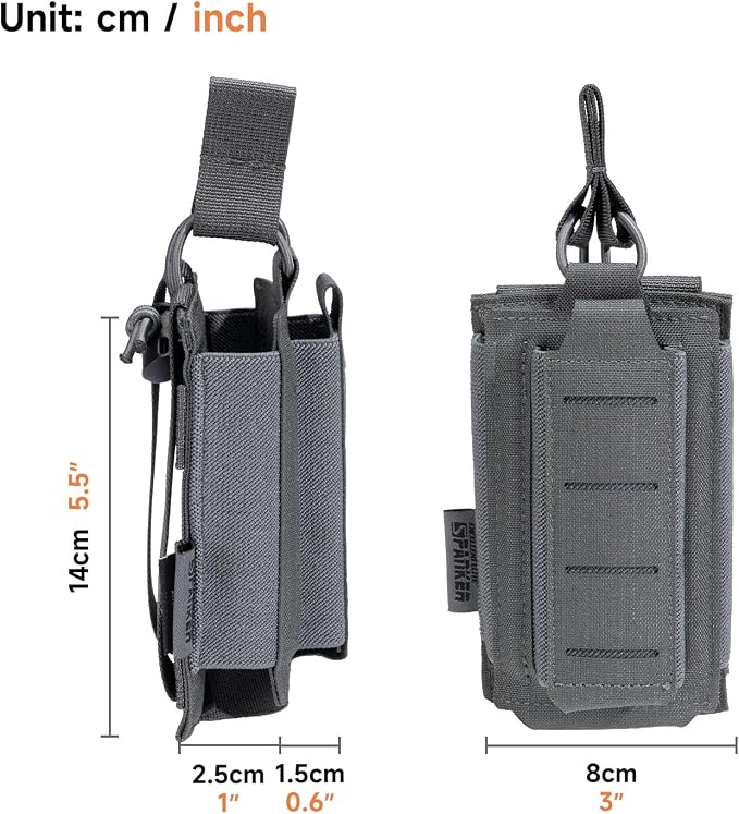 EXCELLENT ELITE SPANKER Tactical Open-Top Single/Double/Triple Molle Mag Pouch - Image 2
