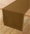 Solino Home Fringe Linen Table Runner 108 Inches Long by SolinoHome