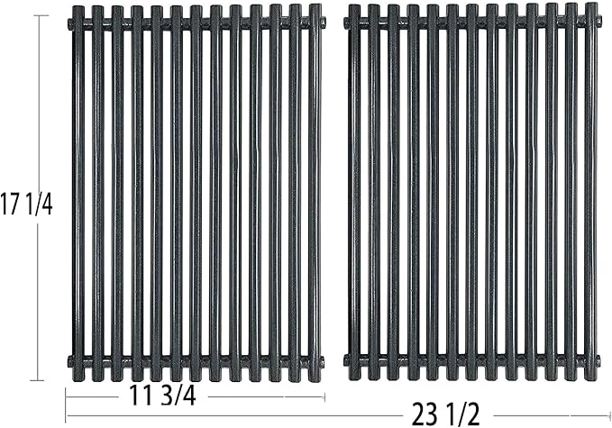 PG525 17 1/4 x 11 3/4 inch Porcelain Steel Grill Grid Grates - Image 2