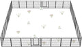 FXW Garden Fence Outdoor for The Yard – 32in x 72.9ft Heavy Duty Metal Animal by FXW