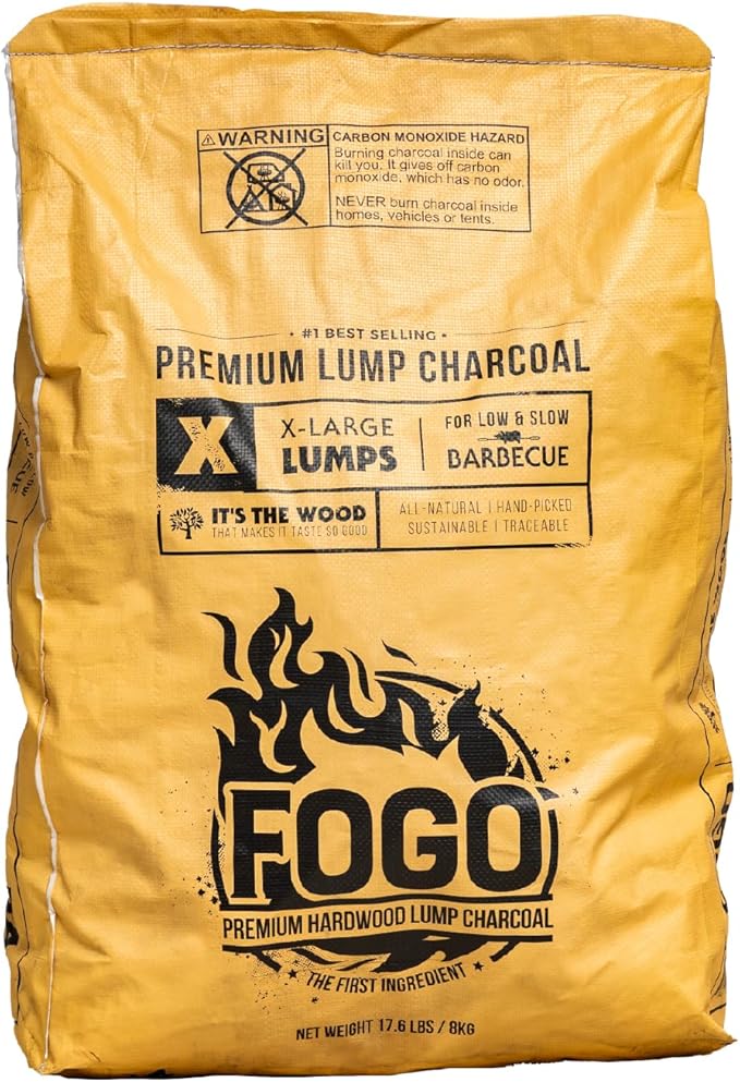 FOGO Super Premium Oak Restaurant Quality All-Natural Large Sized Hardwood Lump by FOGO