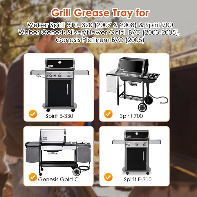 99250 Grease Tray for Weber Genesis 1000/2000/3000, Genesis Silver B/C&Gold B/C - Image 4