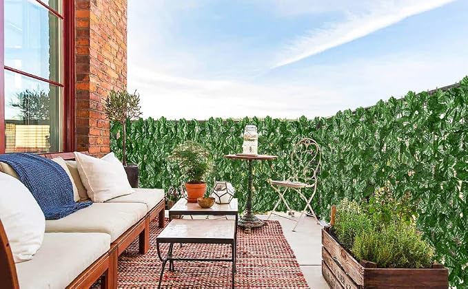 DearHouse Artificial Ivy Privacy Fence Wall Screen, 59x216.5inch Artificial - Image 5