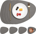Myir JUN Placemats, Dual-Sided Placemats Waterproof Faux Leather Placemats Set by MyirJUN