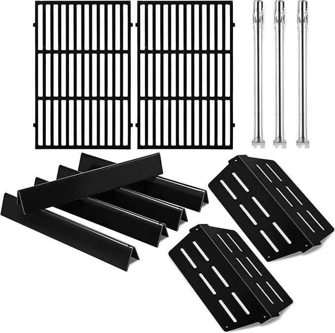 Genesis 300 E-310 Parts 7524 Grill Grate 7621 Flavorizer Bars Heat Deflectors by Grillflame
