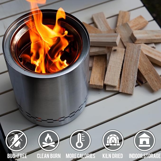 Mini Fire Stick, Tabletop Fire Pit, BBQ Grill, Pizza Oven, Solo Stove - Image 3
