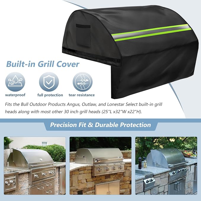 Built in Grill Cover for Bull 30-Inch grill heads - Image 7
