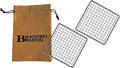 Portable Bushcraft Stainless BBQ Cooking Grill Grate, Bamboo Cutting Board by BrandedBoards