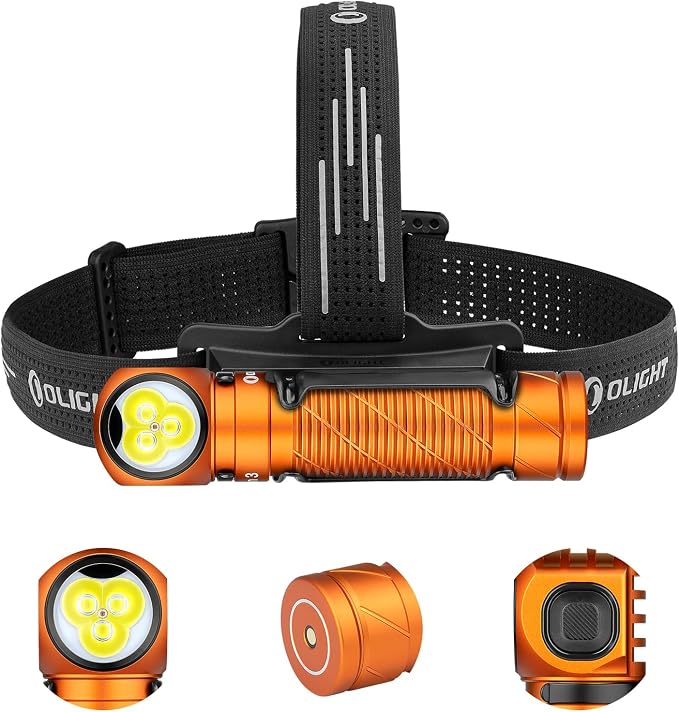 OLIGHT Perun 3 Rechargeable Headlamp Flashlight, 3000 Lumens LED Headlight by OLIGHT