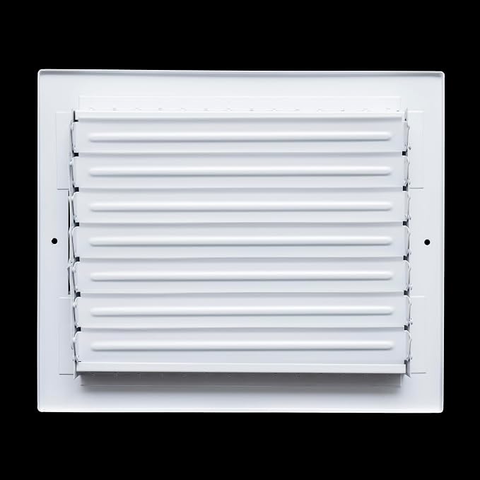 Fits 10x8 Duct Opening Steel Adjustable Air Supply Grille by Handua | Register - Image 5