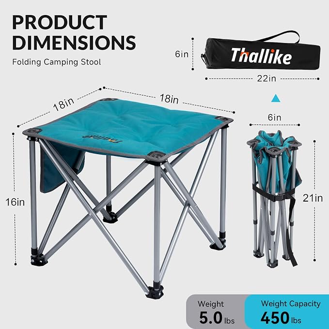 Upgraded Padded Camping Stool - Image 2