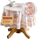 Maison d' Hermine Table Cloth Round Table 100% Cotton 69 Inches Fall Tablecloth by MaisondHermine