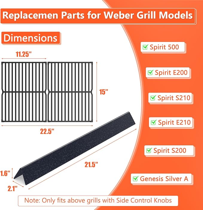 QuliMetal 7522 7535 Grill Replacements - Image 2