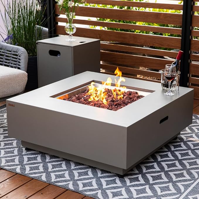 Ashton 36” Propane Fire Pit Smokeless Firepit Outdoor Gas Fire Pit - Image 7
