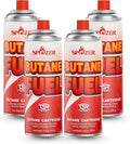 Butane Fuel Canister, 8oz Butane Refill by SPOZER