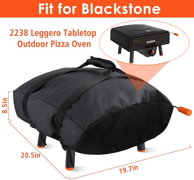 Pizza Oven Carry Case for Blackstone 2238 Leggero Tabletop Pizza Oven, 600D - Image 2