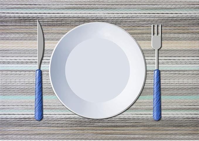 Colorful Placemats Set of 6, Non-Slip Heat-Insulation Table Placemats Easy to - Image 5