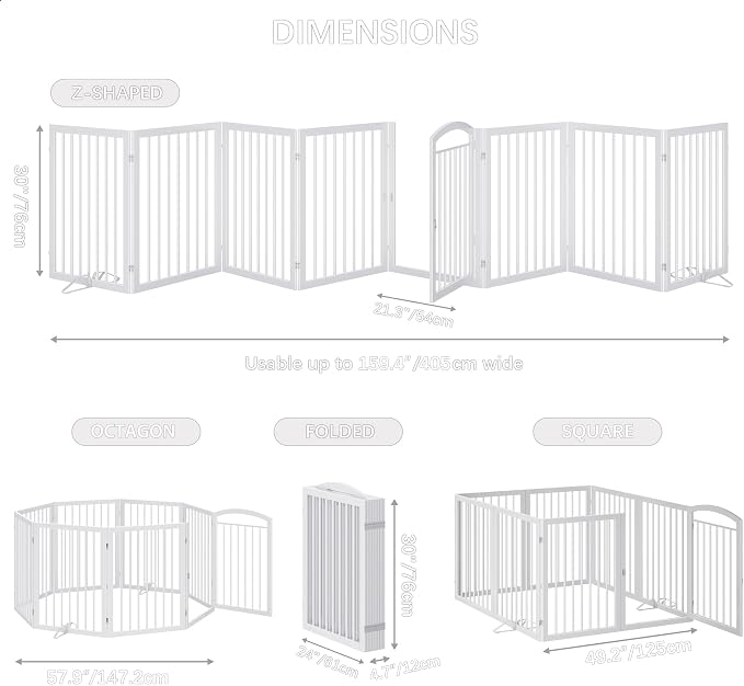 JSB 192-inch Extra Wide 30-inch Tall Dog gate - Image 2