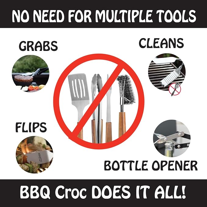 3-in-1 Barbecue Tool 21-inch by BBQ Croc - Image 5