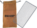 Portable Bushcraft Stainless BBQ Cooking Grill Grate, Bamboo Cutting Board by BrandedBoards
