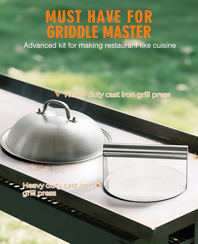 homenote Griddle Accessories for Blackstone, Commercial Grade 12 Inch Heavy - Image 2