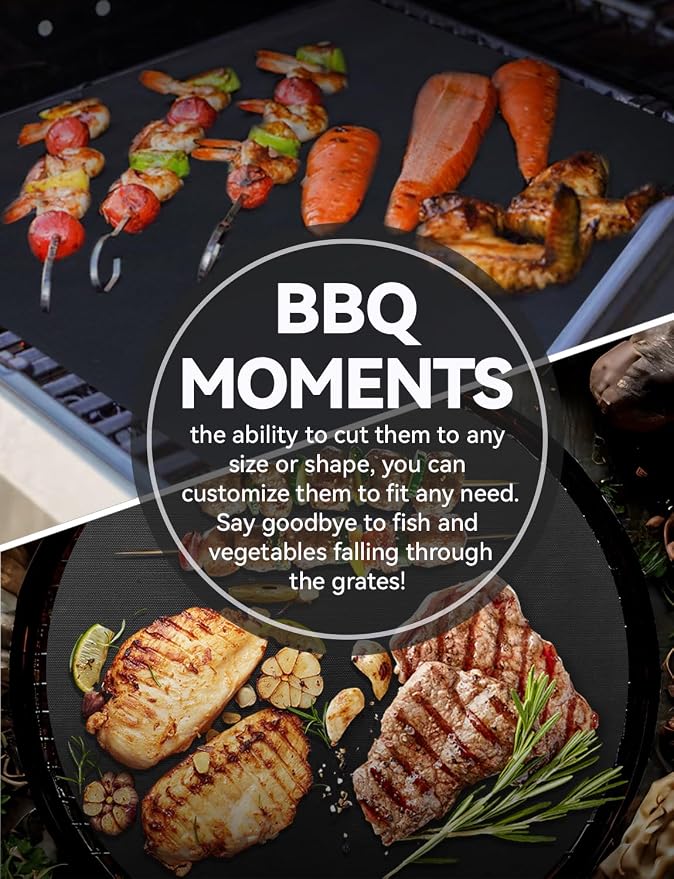 5PCS Copper Grill Mats for Outdoor Grill - Image 8