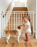 Baby Gate for Stairs Doorways & Kitchen, Extra Wide 32"-54" W x 39" H Extra Tall by patywaga