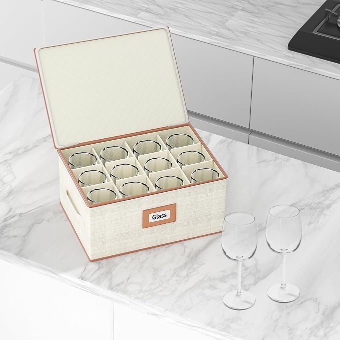 Aokeyee Wine Glass Storage Box Containers - Image 6