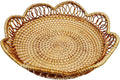 RT&BS Rattan Fruit Baskets for Serving, Handwoven Bread Basket, Christmas Food by RT%26BS