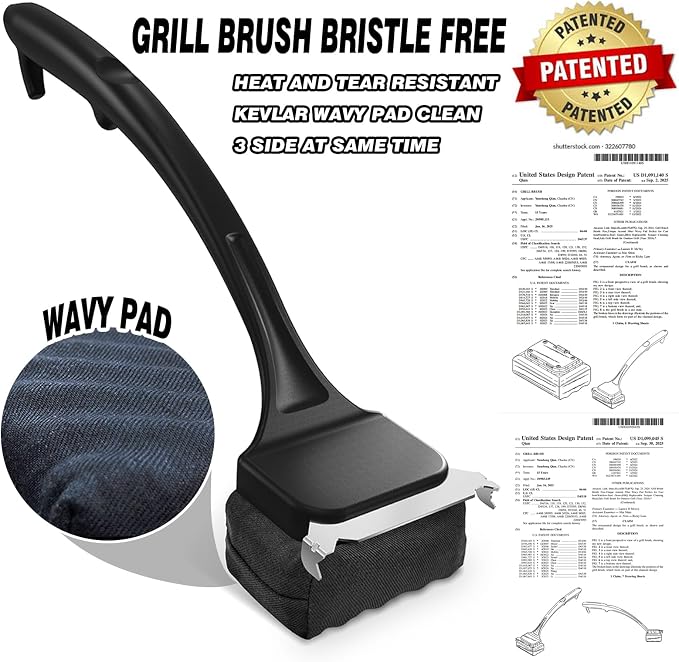 Steam Grill Brush Bristle Free - Image 2