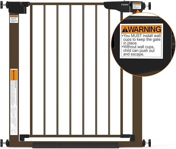 Cumbor 29.7-54.2" Wide Baby Gate - Image 8