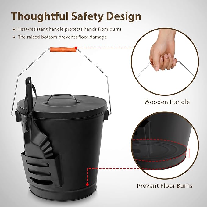 F2C 5.5 Gallon Large Ash Bucket - Image 6
