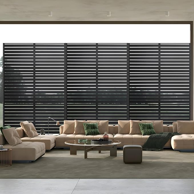 72" H×47" W Metal Privacy Screen, Outdoor Indoor Privacy Screens - Image 8