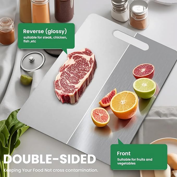 Titanium Cutting Board, New Upgrade Pure Titanium Cutting Boards - Image 7