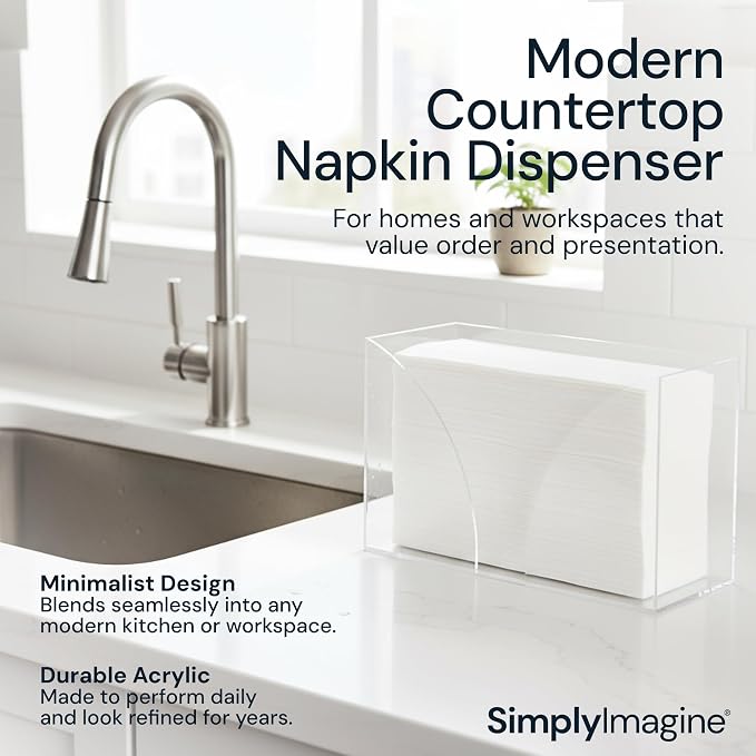 Acrylic Paper Towel Holder Countertop - Image 2
