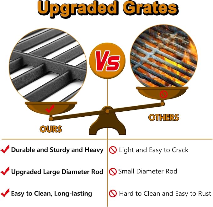7524 Grill Grates Genesis E-310 Grill Replacement Parts - Image 3