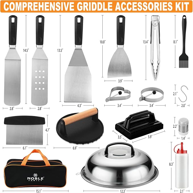 27 PCS Griddle Accessories Kit, Flat Top Grill Accessories Set - Image 2